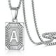 thumbnail image 1 of Collar con colgante inicial PROSTEEL de Acero inoxidable letra A Personalizado para hombres y mujeres♥ regalo de Cumpleaños Navidad, 1 of 8