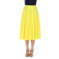 thumbnail image 4 of White Mark Women's Flared Midi Skirt, 4 of 6