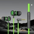 thumbnail image 4 of Auriculares metálicos con cable tipo C: intraauriculares, graves potentes y con controles; para móviles, videojuegos, portátiles y manos libres, 4 of 6