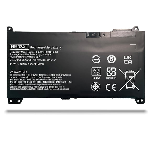 Batería para portátil Hubei 11,1 V 48 Wh serie RR03XL