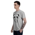 thumbnail image 5 of Cute Panda Men's T-Shirt Cotton 100% Summer Tops Fashion Casual Giant Panda Short Sleeves for Men Women Round Collar Top Tees, 5 of 6