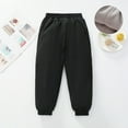 thumbnail image 5 of XEGLSBU Insulated Snowpants with Reinforced Knees - Windproof Winter Pants for Boys and Girls Black Size 5-6 Years, 5 of 9