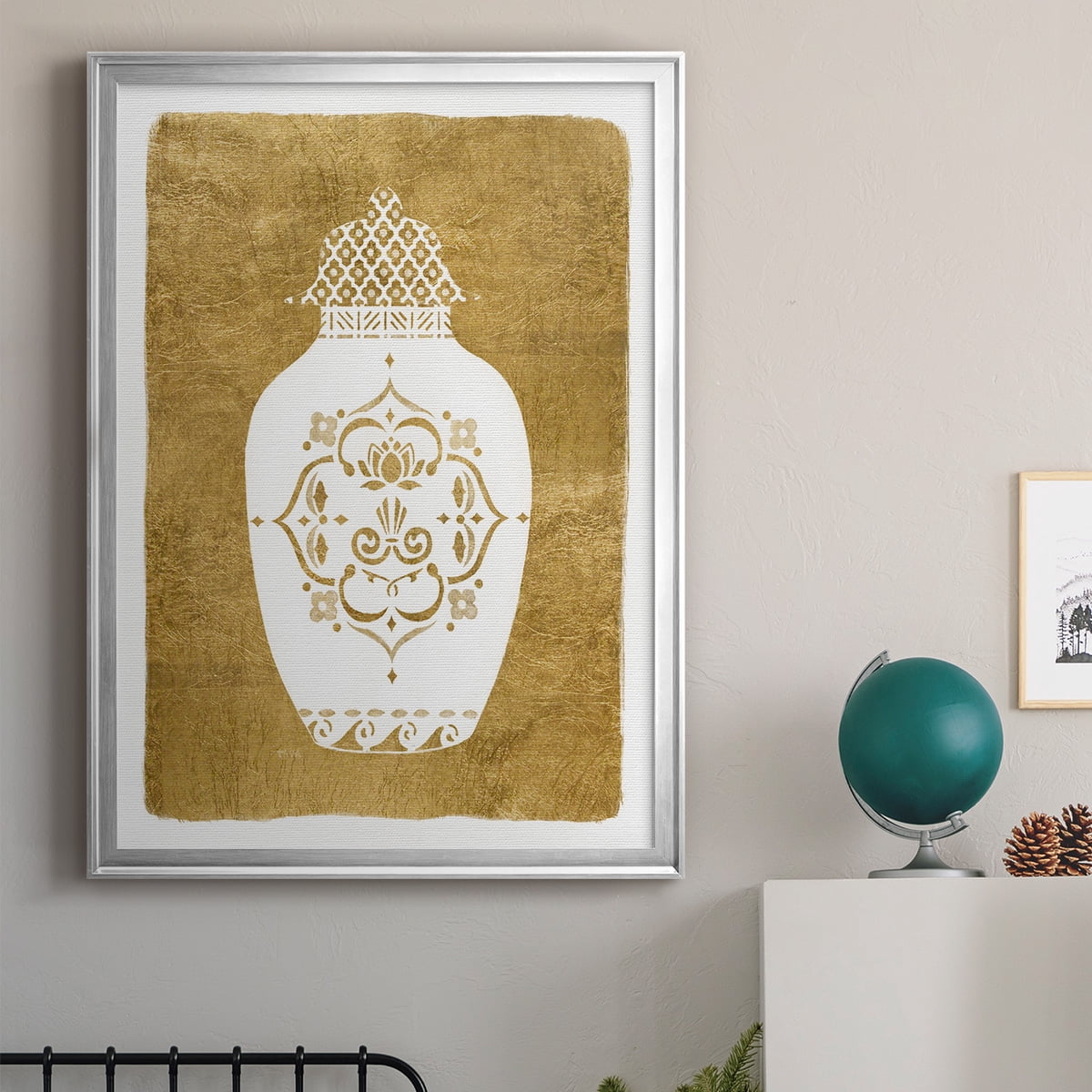 Golden Urn I Premium Classic Framed Print - Ready to Hang