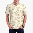 thumbnail image 1 of Fotbe Polo de Golf pour Hommes Motif Cochons Amusants – Chemise de Golf Respirante avec Col Boutonné-TG, 1 of 6