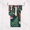 thumbnail image 4 of Coolnut Fern Mushroom Bath Towels Soft Absorbent Bath Towels Bath Towel Set of 3 for Home Hotel Bathroom Decor, 4 of 6