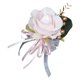 thumbnail image 5 of Flor en el ojal de boda, flor en el ojal de Rosa Artificial, regalos del Día de San Valentín, broche para novio, Pin para traje para eventos, fiesta y Rosa claro, 5 of 8