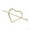 Gold, variant on HHBEAUTY Love Heart Hair Slide Clip, Large Heart Hair Clip Vintage Hair Slide Pin Bun Holder Gold Bobby Pin Metal Hair Accessories for Women and Girls