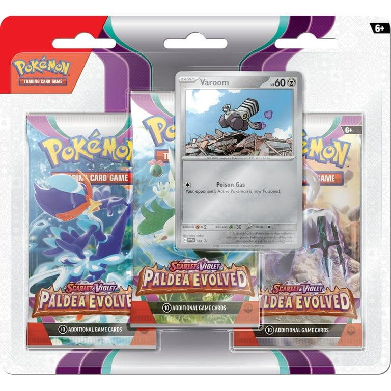 Legendary Pokemon TCG: Scarlet & Violet Paldea Evolved 3 Pack