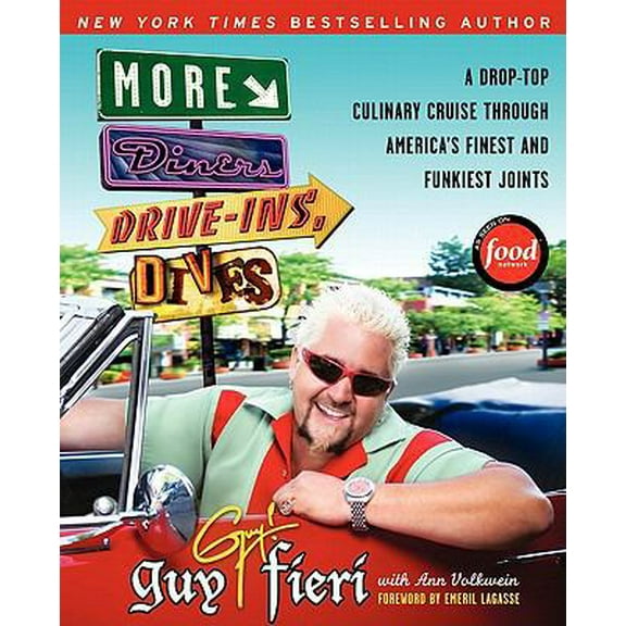 Pre-Owned More Diners, Drive-Ins and Dives: A Drop-Top Culinary Cruise Through America's Finest and Funkiest Joints (Paperback) 0061894567 9780061894565