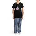 thumbnail image 4 of CafePress - Cute Pink Octopus Pajamas - Women's Short Sleeve Print T-Shirt and Pants Dark Cotton Pajama Set, 4 of 7