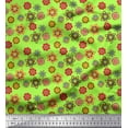 thumbnail image 1 of Soimoi Poly Georgette Fabric Artistic Floral Decor Fabric Printed Yard 52 Inch Wide, 1 of 3