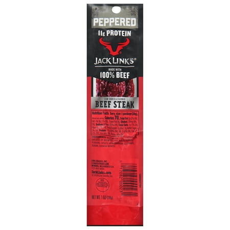 1 Ounce Jack Link's Beef Peppered Steaks 1/1 Count
