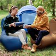 thumbnail image 3 of FrostHike Fauteuil Pneumatique Gonflable. Fauteuil Gonflable Portable avec Sacs de Compression de Camping. Chaise de Plage Étanche avec Conception Anti-Fuite d'Air. Fauteuil Gonflable Intérieur Extérieur. Mobilier de Camping, 3 of 5