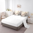 thumbnail image 5 of Manfei Cardinal Bird 7pcs Bedding Comforter Set,Tree Branches Queen Bedding Sets Super Cozy,Floral Animal Queen Sheet Sets,Ultra Soft Flower Home Decor,Reversible, 5 of 8