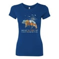 thumbnail image 2 of Wild Bobby, And Into The Forest I Go To Lose My Mind, Animal Lover, Women Slim Fit Junior Tee, Royal, Medium, 2 of 4