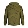 thumbnail image 5 of Mens Pullover Hoodies Sweatshirts Big & Tall M-4X Plus Size Long Sleeve Tops with Pocket Casual Basic Loose Argyle Printed Comfort Hoodie, 5 of 6