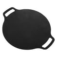 Korean Style BBQ Grill Pan Korean Round Griddle Non Stick 6 Layer
