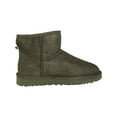 thumbnail image 2 of Ugg Bottes en Suède Grises à la Cheville pour Femmes Classic Mini II en Cuir - 9M, 2 of 3
