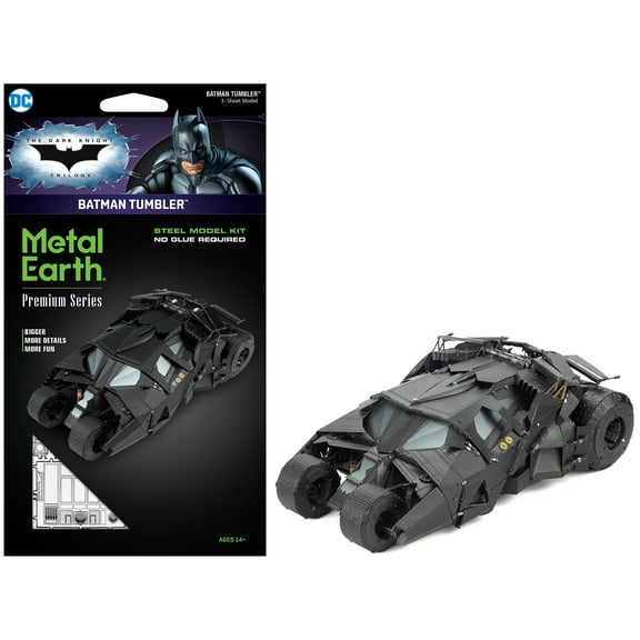 Model Kit Batman Tumbler "The Dark Knight Trilogy" (2005-2012) Movies (Challenging Difficulty) Steel Model by Metal Earth