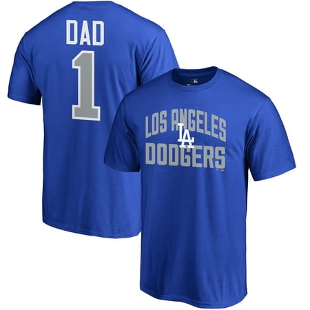 Los Angeles Dodgers 2018 Father's Day Big & Tall #1 Dad T-Shirt -