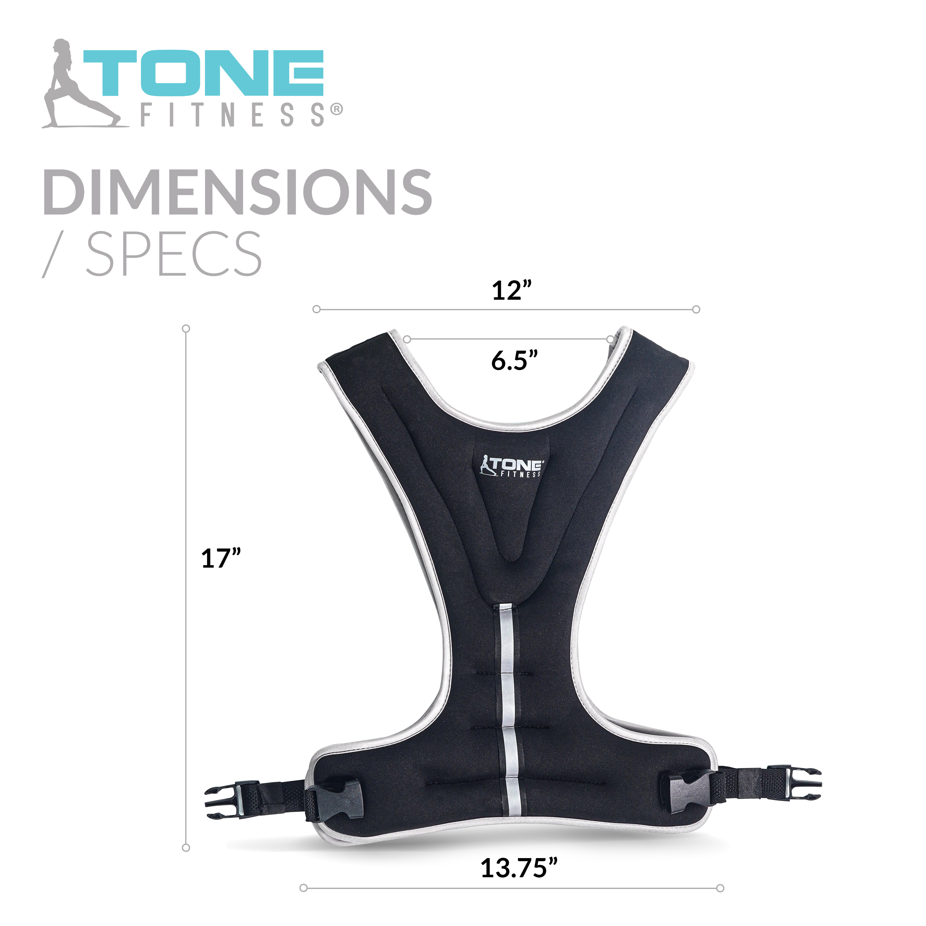 Tone Fitness 8 lb Weighted Vest photo 7