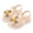 Beige, variant on Pink Girls Flower Sandals Kids Little Kid Jelly PVC Non Slip Adjustable Hook and Loop Open Toe Summer Beach Shoes,Size 11.5