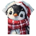 thumbnail image 6 of Kedxroy Christmas Shirts for Women Plaid Christmas Trees Shirt Xmas Holiday Tee Tops(Wine,M), 6 of 6