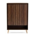 thumbnail image 4 of Bowery Hill 2-Door Mid-Century Wood Entryway Shoe storage Cabinet in Brown, 4 of 10