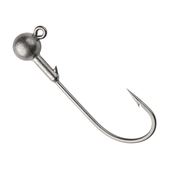 Tsunami Round Head Jig, Unpainted, 1/4 oz