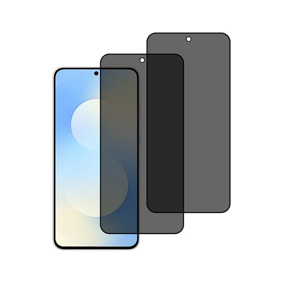 PAPAUTOP [2 Pcs] for Sansung Galaxy S25 FE 5G 2025 Privacy Anti-Spy Easy Installation Tempered Glass Screen Protector