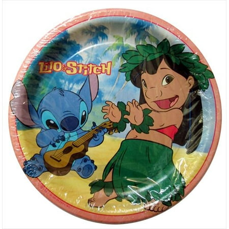 Lilo Stitch Large Paper Plates 8ct Walmart Com