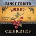 thumbnail image 3 of Poloson, Kimberly 15x15 Black Modern Framed Museum Art Print Titled - Sweet Cherries, 3 of 5