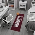 thumbnail image 4 of Ottomanson Hershey Logo Machine Washable Non-Slip Rubberback 2x5 Runner Rug, 20"x 59", Brown, 4 of 7