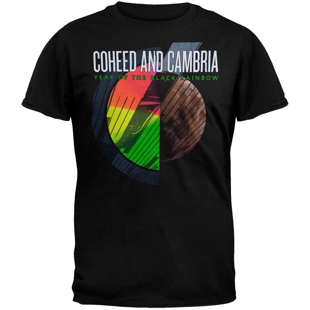 Coheed \u0026 Cambria Men's Black Rainbow 