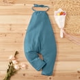 thumbnail image 6 of Girls' Casual Sleeveless Jumpsuits Toddler Girl Summer Clothes Overalls with Side Pockets Adjustable Clothes for Girls 18-24 Months Girls Fashion, 6 of 8