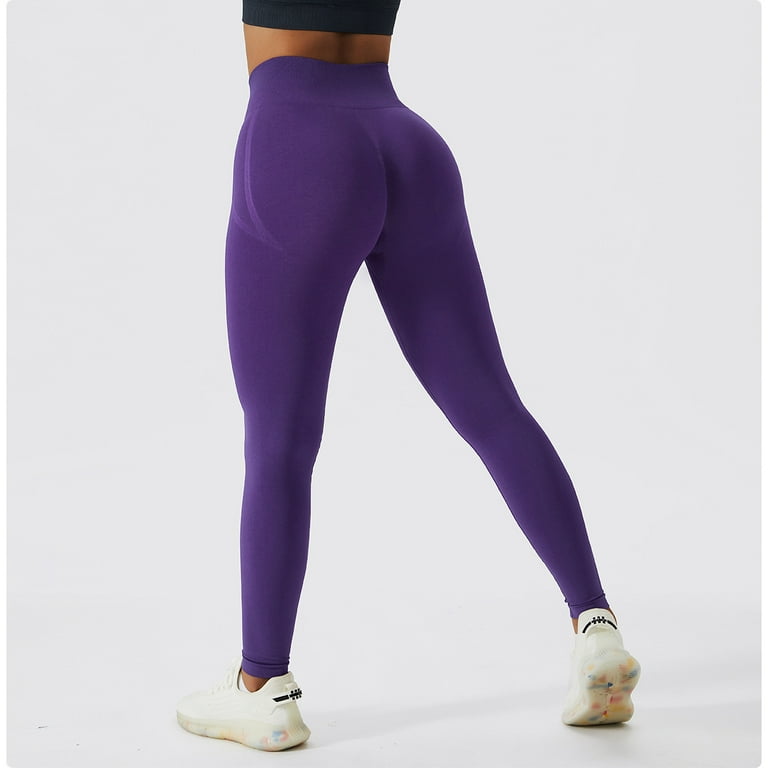 LEZMORE Women High Waisted Yoga Pants Workout Tummy Control Butt