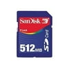 SanDisk - Flash memory card - 512 MB - SD - for Alienware Area-51 m5500, MJ-12 m7700; Panasonic-RR-XR320, SV-SD80; ToshibaMEA-110, 210