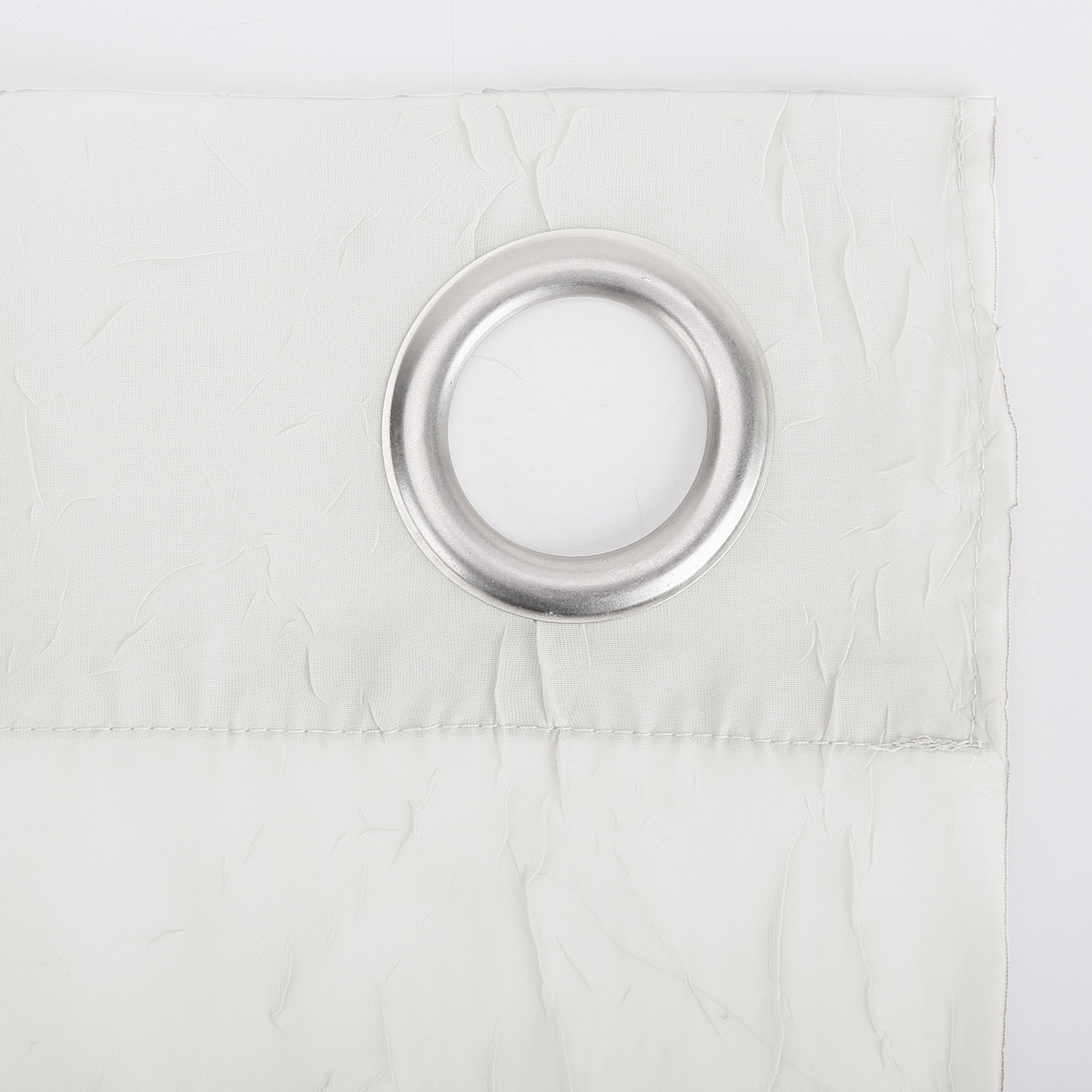 Mainstays Marjorie Crushed Sheer Voile Grommet Ivory Curtain Panel, 51x96