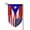 Fillet, variant on Puerto-Rico-America-Flag Garden Flag Vertical Double Sided Yard Outdoor Decoration 12.5 x 18 Inch Square