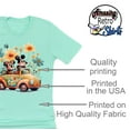 thumbnail image 4 of Mickey Flower and Garden Shirt, Epcot Unisex Casual Short Sleeve (Mint-2X Large), 4 of 7