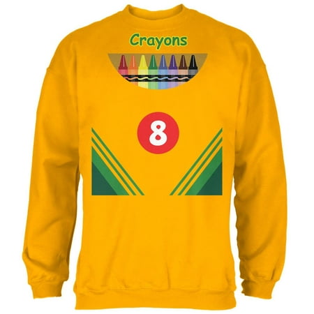 Halloween Crayon Box Costume Mens Sweatshirt