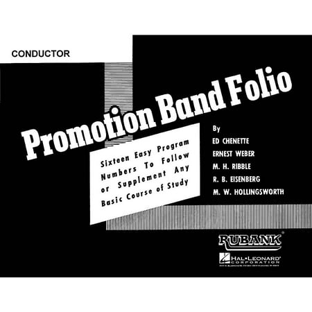 Rubank Publications Promotion Band Folio (Drums) Concert Band Level 2-3 Composed by