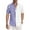 Blue, variant on Njoeus White Blouse Short Sleeve Tops Men's Shirt Striped Dress T-Shirt Men Big & Tall Short Sleeve Button Up Shirts Hawaiian Beach Regular Fitted Blouses Casual Shirt Top M-5Xl Tshirts Men