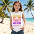 thumbnail image 2 of XAOFW Summer Kids Tank Top With Tropical Printed Sleeveless Crewneck Vest Breathable Summer Tank Top For Boys Girls Outdoor Beach Play Stylish Top 5-6 Years, 2 of 6