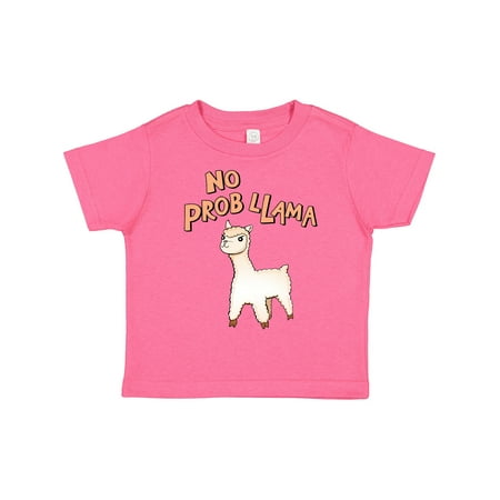 

Inktastic No Prob Llama Cute Llama Gift Toddler Boy or Toddler Girl T-Shirt