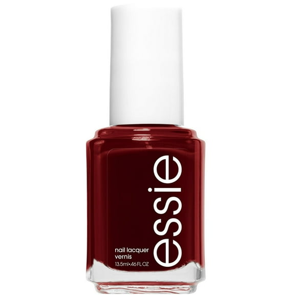 essie Nail Polish, Vegan, glossy shine finish, salon quality formula, bordeaux, 13.5ml