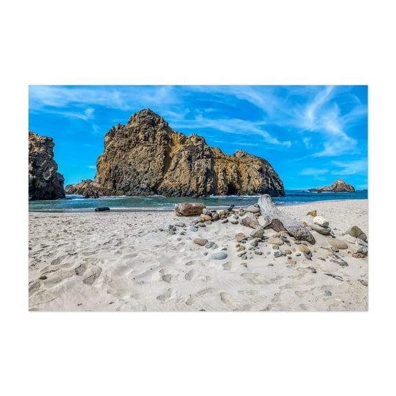 Seaside Serenity - California Photography Unframed Wall Art Print 5 x 7 inches