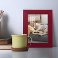 thumbnail image 6 of Grooved 3.5 in. x 5 in. Red Picture Frame Set (Set of 4), 6 of 6