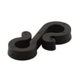 thumbnail image 4 of Chendee 150 Outdoor Light Clips Gutter Hooks S-Hook Light Clips Outdoor Light Hook Clips,Black, 4 of 9