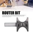 thumbnail image 3 of Broca Enrutador de Media Redonda, 1/8in Bead Diámetro Rugged 1/2in Shank Router Bit Instalacia Fácil para marcos de ventana, 3 of 7